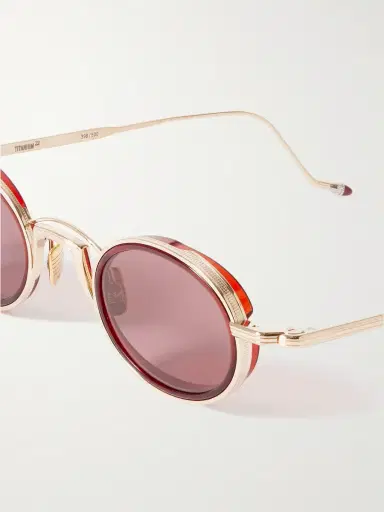 Jacques Marie Mage Varda Oval-Frame Gold-Tone and Acetate Sunglasses - Men | Thumbnail 3 Jacques Marie Mage Varda Oval-Frame Gold-Tone and Acetate Sunglasses - Men | Thumbnail 3