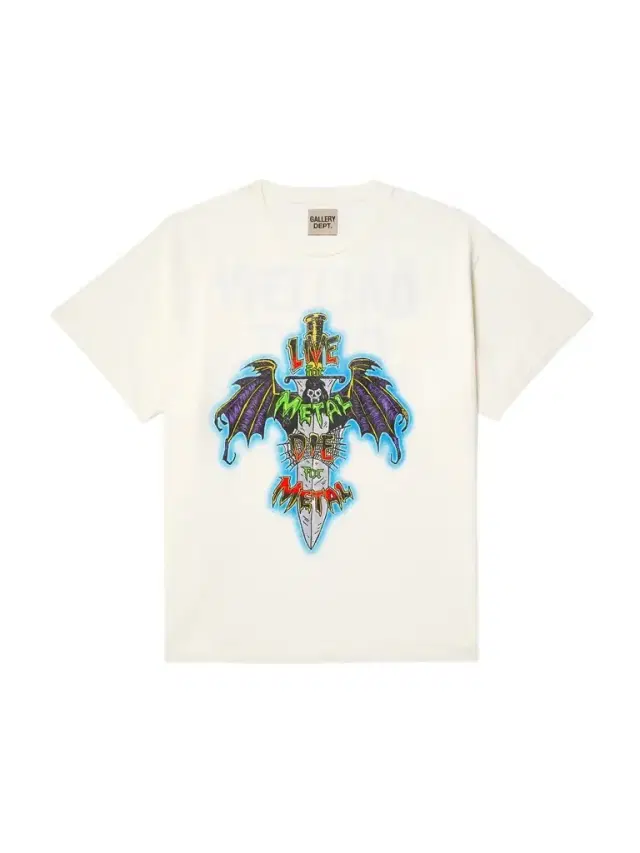 Gallery Dept. Live For Metal Glittered Printed Cotton-Jersey T-Shirt - Men