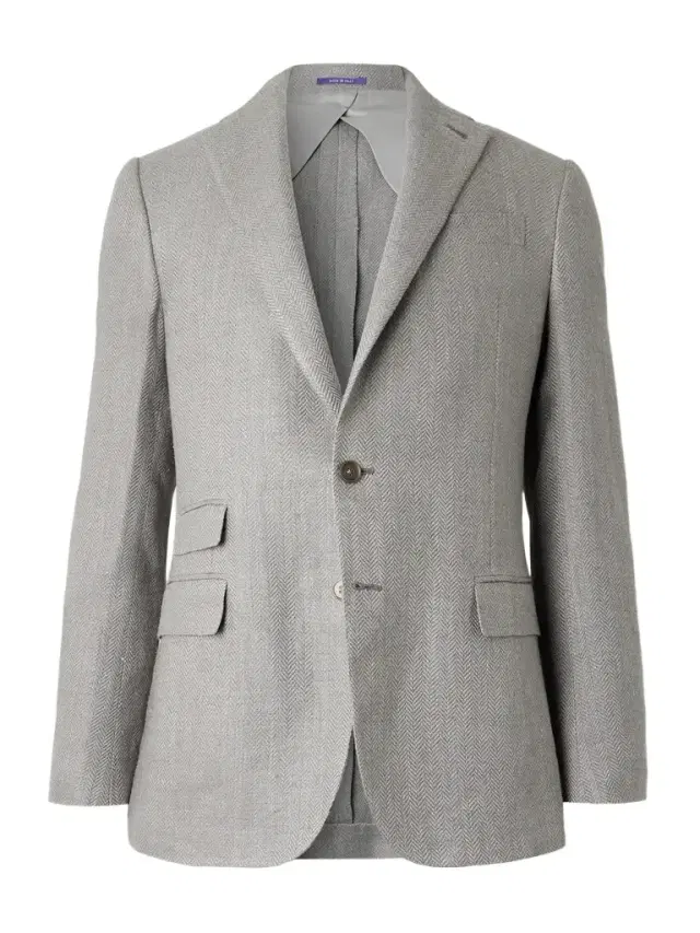 Kent Herringbone Linen, Silk and Cotton-Blend Suit Jacket - Men