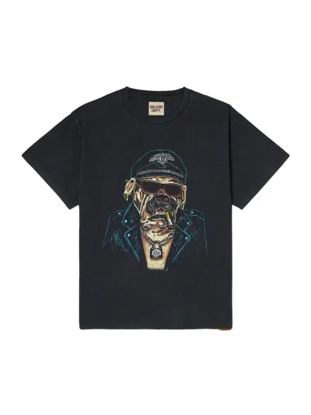 Gallery Dept. Biker Dog Glittered Printed Cotton-Jersey T-Shirt - Men