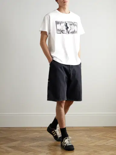 Gallery Dept. Funky Ass Records Glittered Printed Cotton-Jersey T-Shirt - Men | Thumbnail 2 Gallery Dept. Funky Ass Records Glittered Printed Cotton-Jersey T-Shirt - Men | Thumbnail 2
