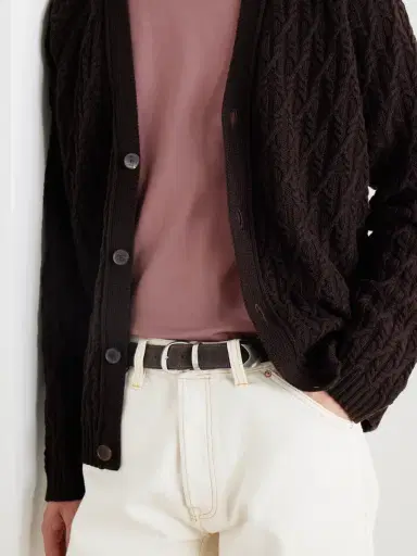 MR P. 3cm Suede Belt - Men | Thumbnail 3