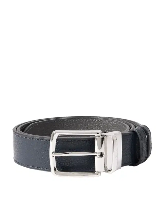 MR P. 3cm Reversible Full-Grain Leather Belt - Men