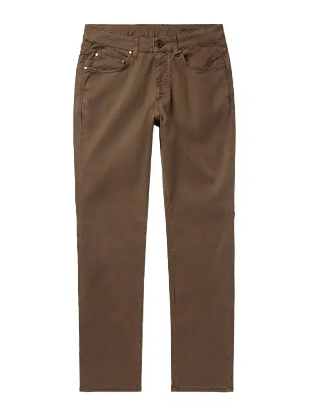 Slim-Fit Straight-Leg Cotton-Blend Twill Trousers - Men