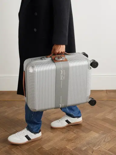 FPM Milano Bank Zip Deluxe M 55cm Leather-Trimmed Polycarbonate Spinner Carry-On Suitcase - Men | Thumbnail 6