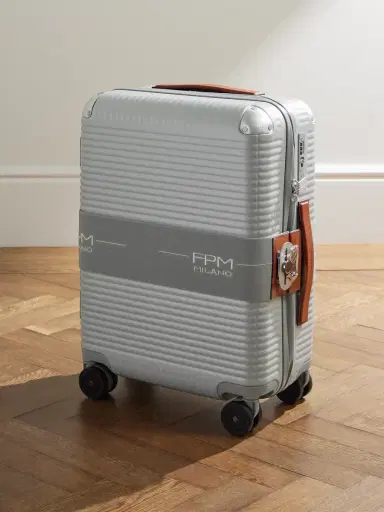 FPM Milano Bank Zip Deluxe M 55cm Leather-Trimmed Polycarbonate Spinner Carry-On Suitcase - Men | Thumbnail 1