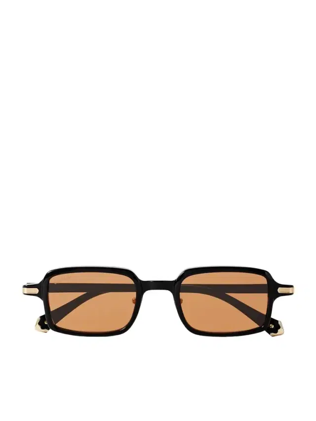 Rectangular-Frame Acetate Sunglasses - Men