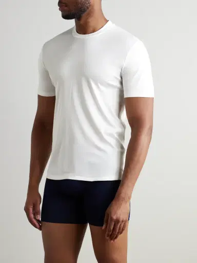 Zimmerli Sea Island Cotton-Jersey T-Shirt - Men | Thumbnail 2 Zimmerli Sea Island Cotton-Jersey T-Shirt - Men | Thumbnail 2