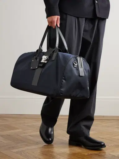 FPM Milano Butterfly Leather-Trimmed Nylon Duffle Bag - Men | Thumbnail 2 FPM Milano Butterfly Leather-Trimmed Nylon Duffle Bag - Men | Thumbnail 2