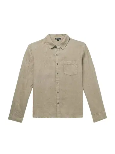 James Perse Garment-Dyed Linen Shirt - Men | Thumbnail 1
