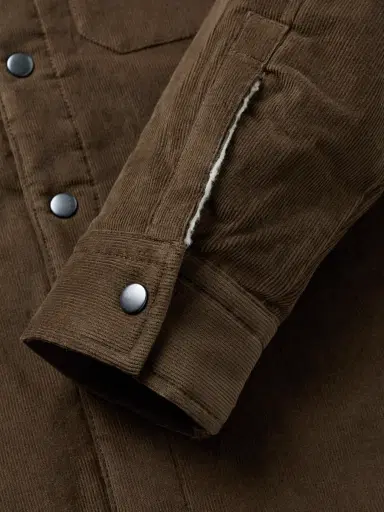 James Perse Fleece-Lined Cotton-Blend Corduroy Shirt Jacket - Men | Thumbnail 6 James Perse Fleece-Lined Cotton-Blend Corduroy Shirt Jacket - Men | Thumbnail 6
