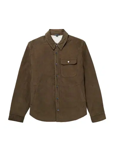 James Perse Fleece-Lined Cotton-Blend Corduroy Shirt Jacket - Men | Thumbnail 1 James Perse Fleece-Lined Cotton-Blend Corduroy Shirt Jacket - Men | Thumbnail 1