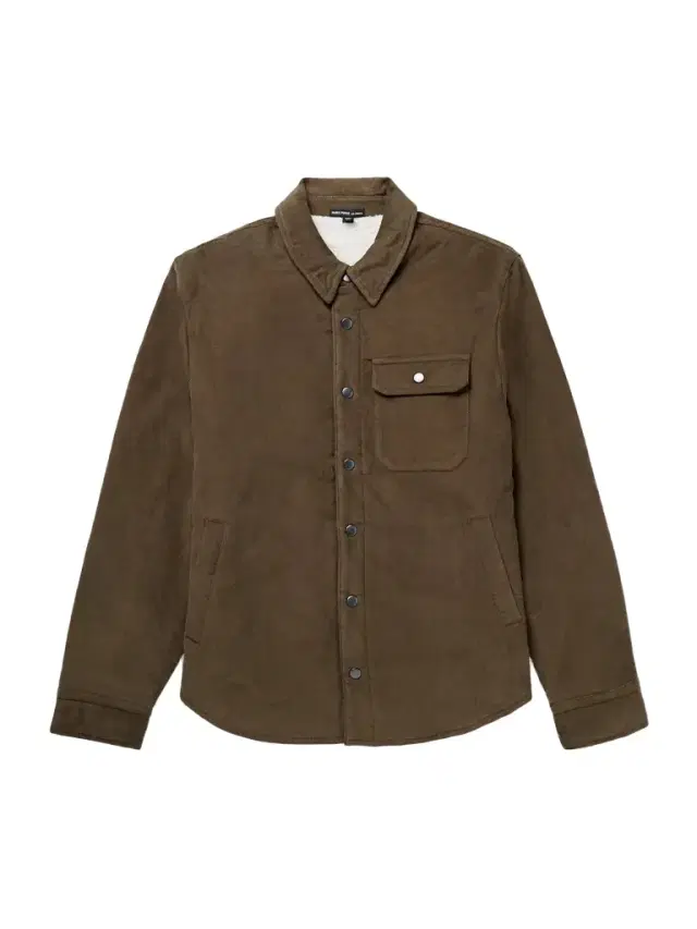 James Perse Fleece-Lined Cotton-Blend Corduroy Shirt Jacket - Men