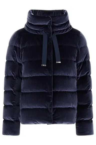HERNO Velvet Quilted Short Jacket | Thumbnail 1 HERNO Velvet Quilted Short Jacket | Thumbnail 1