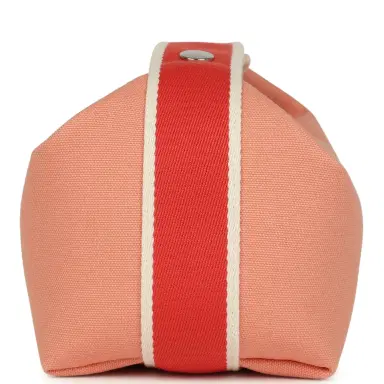 HERMÈS Hermes Bride A Brac Carre Case PM Goyave Canvas Palladium Hardware | Thumbnail 4 HERMÈS Hermes Bride A Brac Carre Case PM Goyave Canvas Palladium Hardware | Thumbnail 4