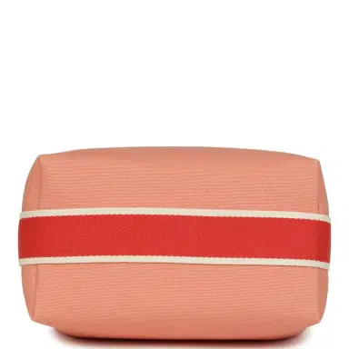 HERMÈS Hermes Bride A Brac Carre Case PM Goyave Canvas Palladium Hardware | Thumbnail 6 HERMÈS Hermes Bride A Brac Carre Case PM Goyave Canvas Palladium Hardware | Thumbnail 6