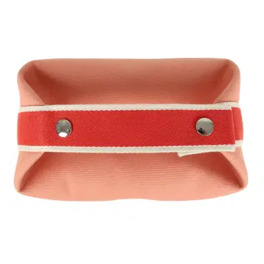 HERMÈS Hermes Bride A Brac Carre Case PM Goyave Canvas Palladium Hardware | Thumbnail 7 HERMÈS Hermes Bride A Brac Carre Case PM Goyave Canvas Palladium Hardware | Thumbnail 7