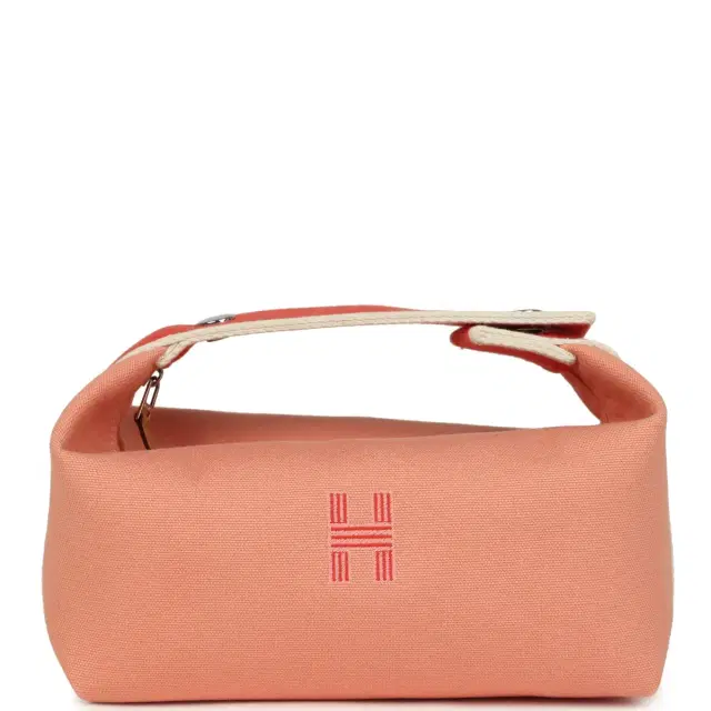 hermes Hermes Bride A Brac Carre Case PM Goyave Canvas Palladium Hardware