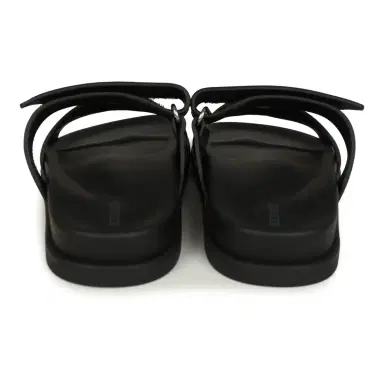HERMÈS Hermes Embroidered Chypre Techno Sandals Black Calfskin Palladium Hardware 36 EU | Thumbnail 6