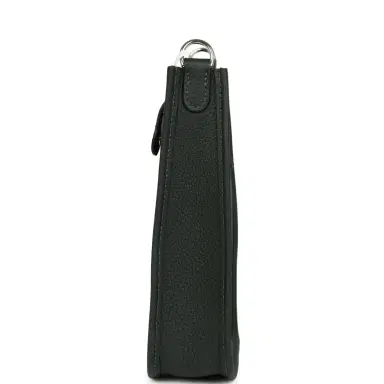HERMÈS Hermes Evelyne TPM Vert Fonce Clemence Palladium Hardware | Thumbnail 3