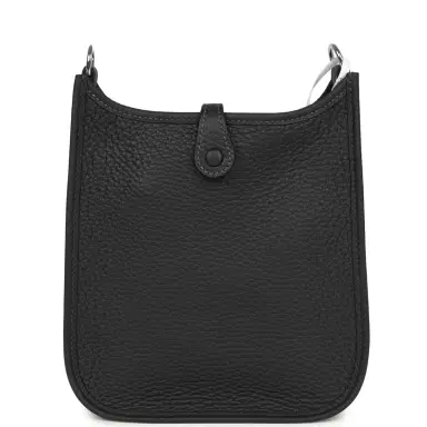 HERMÈS Hermes Evelyne TPM Vert Fonce Clemence Palladium Hardware | Thumbnail 4