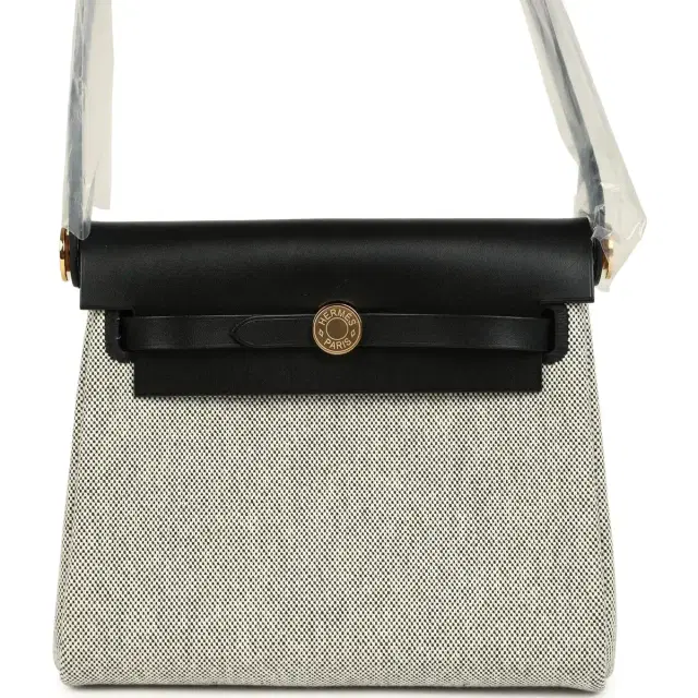 Hermes Herbag Zip 20 Mini Ecru and Black Toile H Canvas and Black Vache Hunter Gold Hardware Hermes Herbag Zip 20 Mini Ecru and Black Toile H Canvas and Black Vache Hunter Gold Hardware