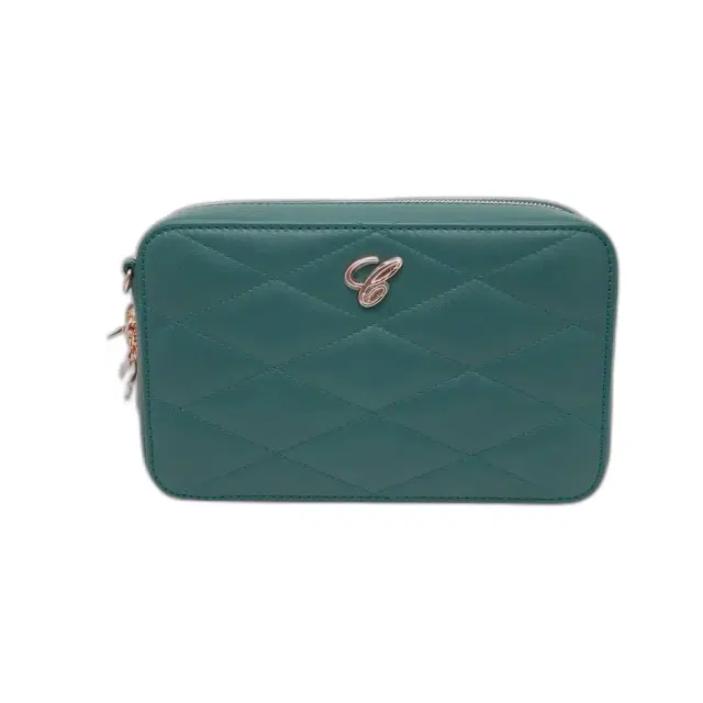 Chopard Chopard Happy Hearts Green Leather Mini Chain Bag by The Solist