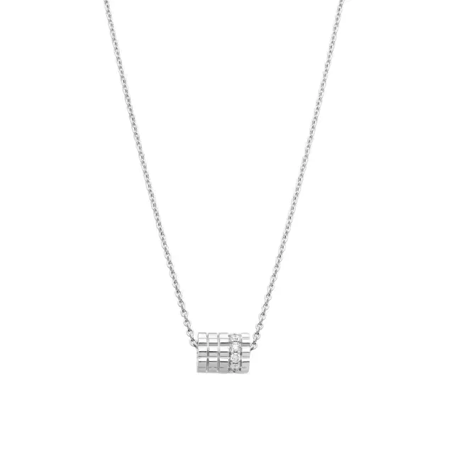 Roberto Coin Tiny Treasures 18K White Gold Diamond Pendant Necklace by The Solist