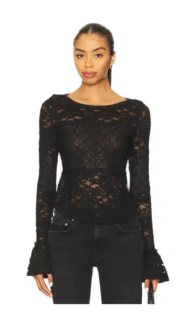 Free People Lace Layering Long Sleeve | Thumbnail 1 Free People Lace Layering Long Sleeve | Thumbnail 1