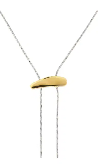 BRACHA Lauren Two Tone Lariat Necklace | Thumbnail 2 BRACHA Lauren Two Tone Lariat Necklace | Thumbnail 2