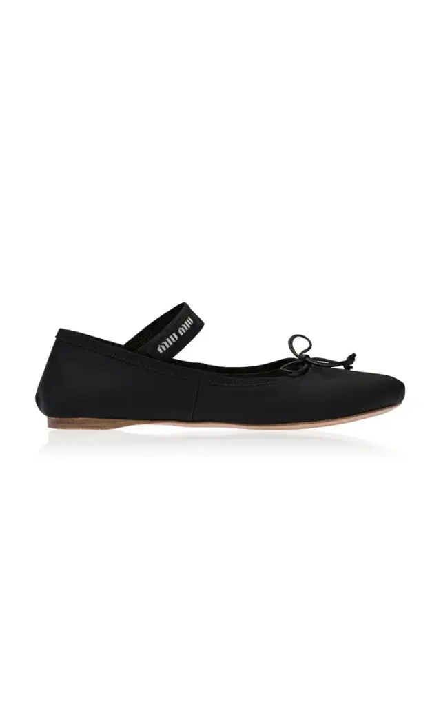 Satin Ballerina Flats