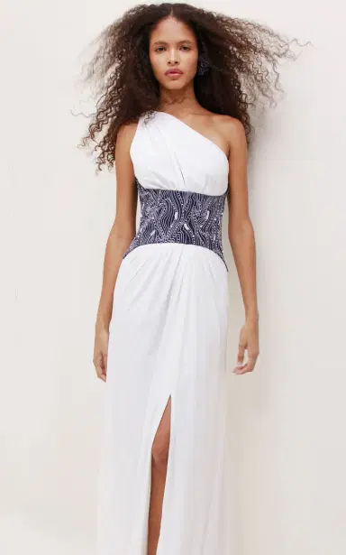 Francesca Miranda Exclusive Ambrosia One-Shoulder Gown | Thumbnail 3