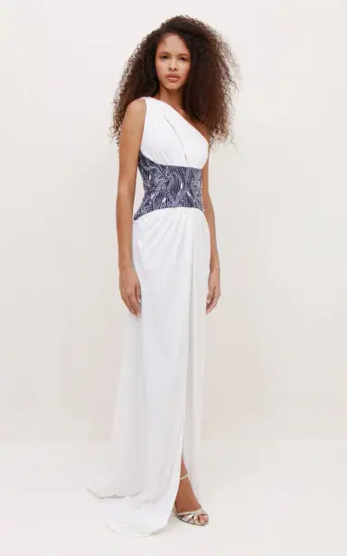 Francesca Miranda Exclusive Ambrosia One-Shoulder Gown | Thumbnail 8