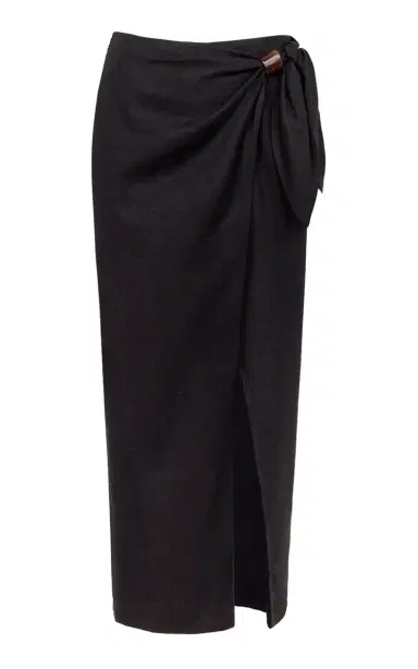 ViX Luna Knotted Midi Skirt | Thumbnail 2