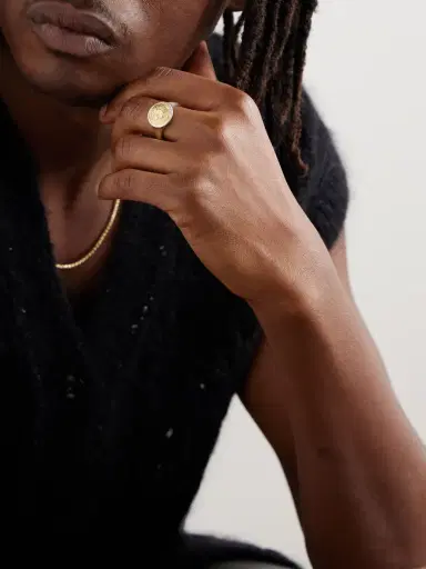 David Yurman Petrvs Lion Sterling Silver and 18-Karat Gold Pinky Ring - Men | Thumbnail 2 David Yurman Petrvs Lion Sterling Silver and 18-Karat Gold Pinky Ring - Men | Thumbnail 2