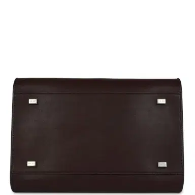 The Row The Row Soft Margaux 10 Bag Chestnut Saddle Leather Silver Hardware | Thumbnail 7 The Row The Row Soft Margaux 10 Bag Chestnut Saddle Leather Silver Hardware | Thumbnail 7