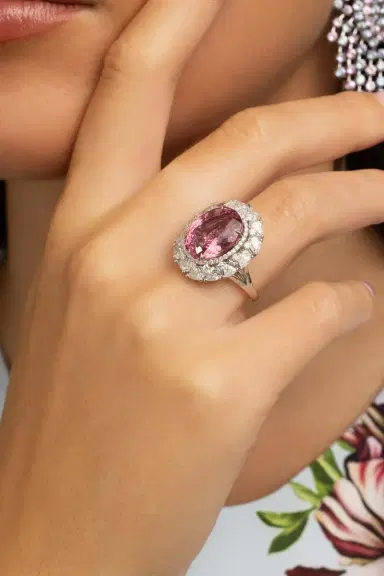 ALEXANDER LAUT Spinel Diamond Ring | Thumbnail 3