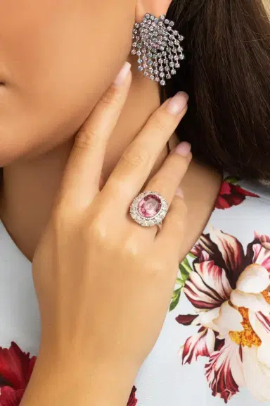 ALEXANDER LAUT Spinel Diamond Ring | Thumbnail 4