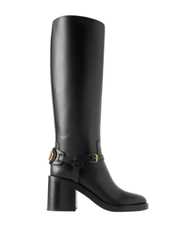 Vlogo Signature 80 Embellished Leather Knee Boots