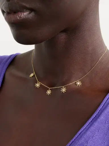 L’Atelier Nawbar Five Star Seed 18-karat Gold Diamond Necklace | Thumbnail 2 L’Atelier Nawbar Five Star Seed 18-karat Gold Diamond Necklace | Thumbnail 2