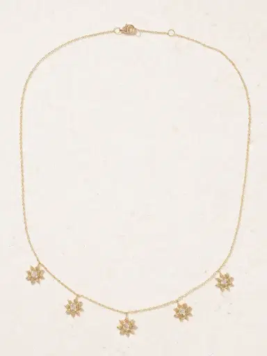 L’Atelier Nawbar Five Star Seed 18-karat Gold Diamond Necklace | Thumbnail 4 L’Atelier Nawbar Five Star Seed 18-karat Gold Diamond Necklace | Thumbnail 4