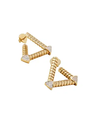 Marina B Trisolina Traliccio 18-karat Gold Diamond Earrings | Thumbnail 1