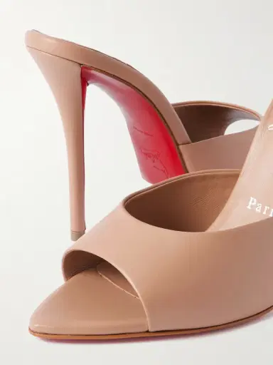 Christian Louboutin Miss Z 100 Leather Mules | Thumbnail 4 Christian Louboutin Miss Z 100 Leather Mules | Thumbnail 4