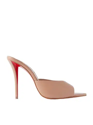Christian Louboutin Miss Z 100 Leather Mules | Thumbnail 1 Christian Louboutin Miss Z 100 Leather Mules | Thumbnail 1