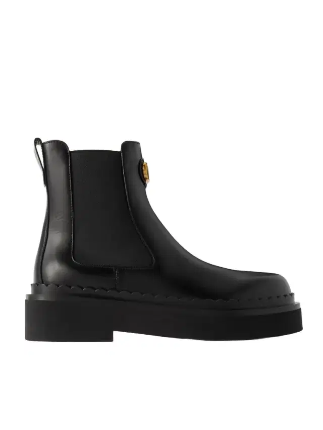 Beatle Vlogo 45 Leather Ankle Boots