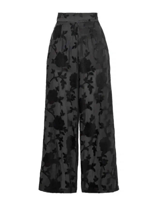 Cipro Devoré-velvet Straight-leg Pants