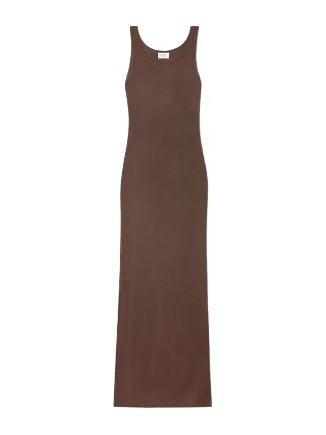 Ribbed-knit Midi Dress
