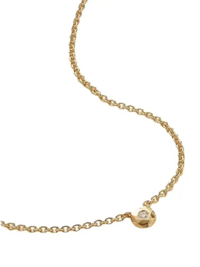 Nesting Gem 18-karat Gold Diamond Necklace
