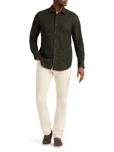 Robert Graham Men's Highland Stretch Cotton Long-Sleeve Shirt | Thumbnail 2 Robert Graham Men's Highland Stretch Cotton Long-Sleeve Shirt | Thumbnail 2