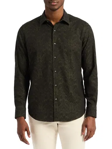 Robert Graham Men's Highland Stretch Cotton Long-Sleeve Shirt | Thumbnail 1 Robert Graham Men's Highland Stretch Cotton Long-Sleeve Shirt | Thumbnail 1